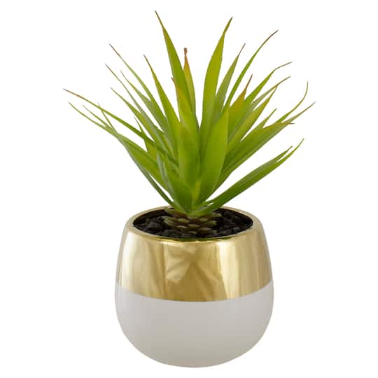 7" Potted Green Sword Grass Plant By Northlight | Michaels®